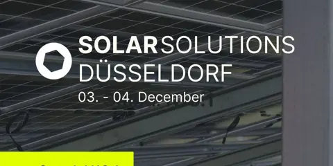 Treffen Sie uns auf der Solar Solutions International in Düsseldorf